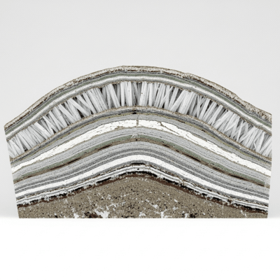Cross-sectional illustration of Sillimanite, of the taxonomy minerals