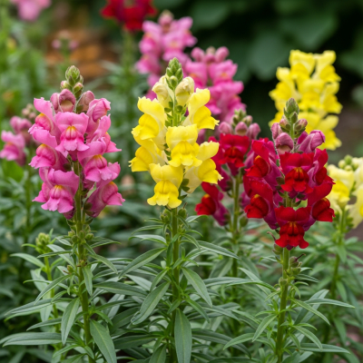Photograph of a Snapdragon (flowers) in its natural environment