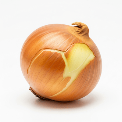 High quality photograph of a single Spanish onion