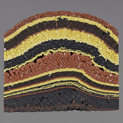 Cross-sectional illustration of Sphalerite, of the taxonomy minerals