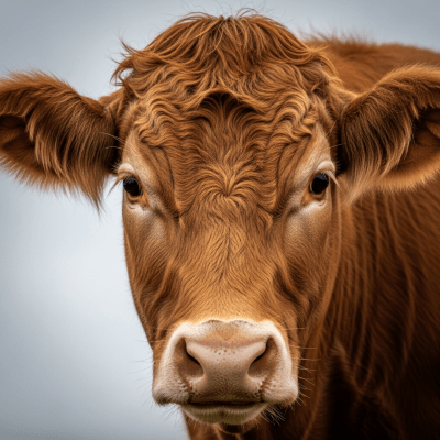 Close-up photograph of the head and face of a Stabilizer (Stabicross), focusing on distinctive features such as eyes, ears, and fur texture