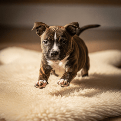 Image showing a Staffordshire Bull Terrier puppy