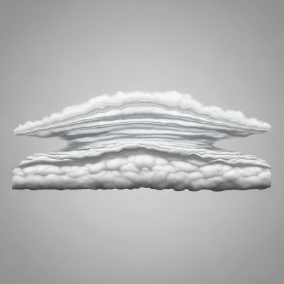 Cross-sectional diagram of a Stratocumulus