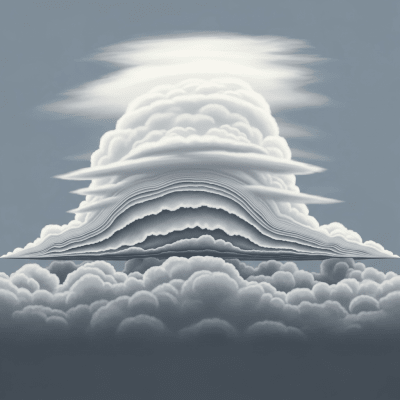 Cross-sectional diagram of a Stratocumulus stratiformis