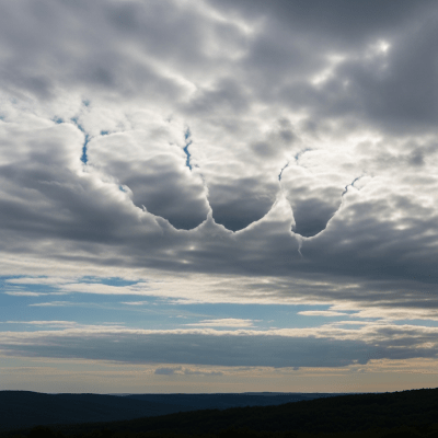 Realistic outdoor scene featuring a Stratus fractus