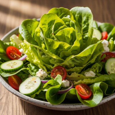 Image showing Summercrisp Lettuce as part of a finished dish, such as a salad or sandwich