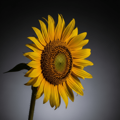 Editorial-style hero shot of a Sunflower from the taxonomy flowers.