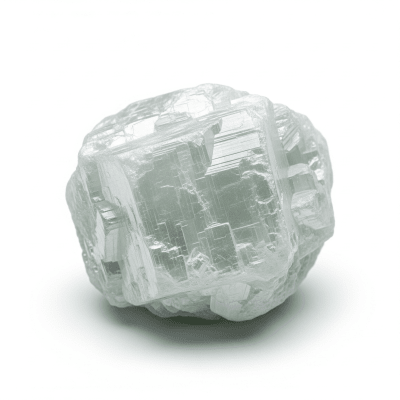 High resolution studio photograph of a single specimen of Talc