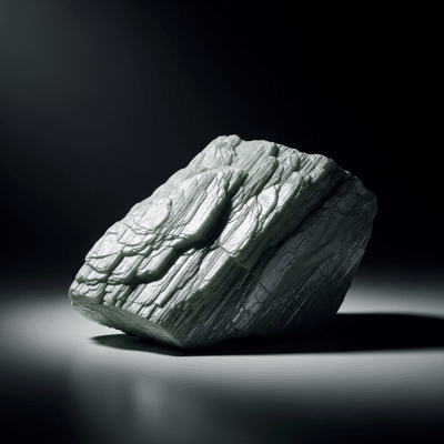 Editorial-style hero shot of Talc, belonging to the taxonomy minerals.