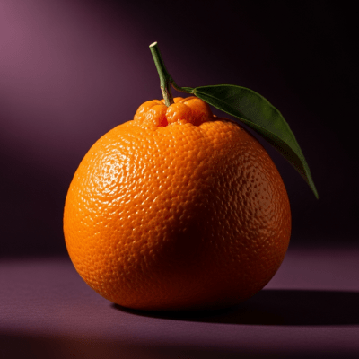Editorial-style image of a single Tangerine from the fruits taxonomy.
