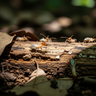 Detailed image showing a Termite in its natural environment