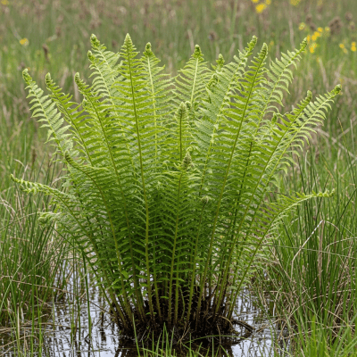 Image depicting a Thelypteris palustris as traditionally used by humans, such as in ornamental garden settings, floral arrangements, or as part of indigenous cultural practices