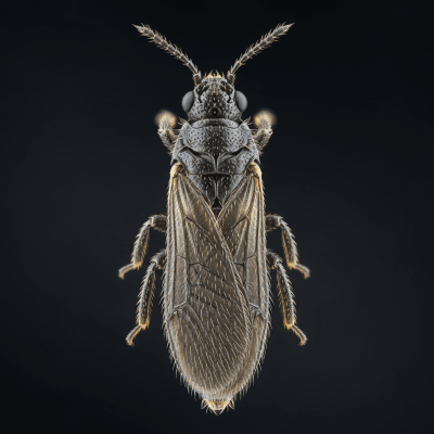 Macro photograph of a Thrips