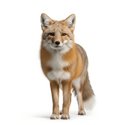 High quality, studio-style photograph of a Tibetan Fox