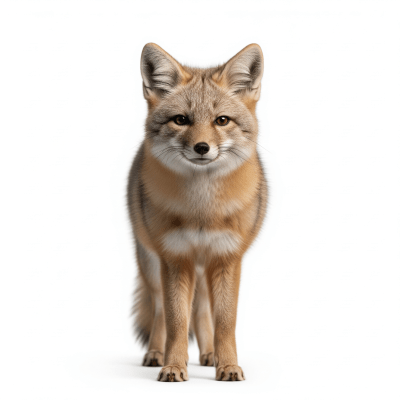 High quality, studio-style photograph of a Tibetan Sand Fox