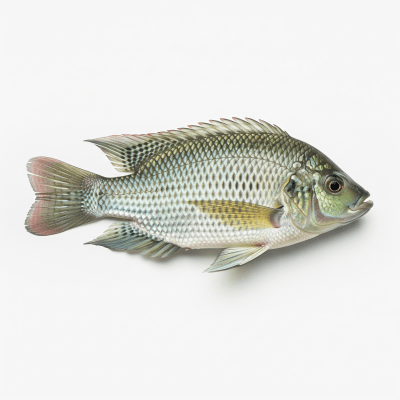 High-resolution studio photograph of a single Tilapia (Mozambique), belonging to the taxonomy fish