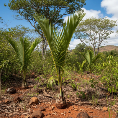 A detailed image of the Triangle Palm (palms) in its native environment