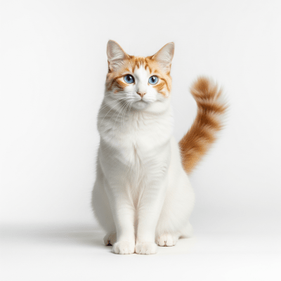 High resolution studio photograph of a Turkish Van