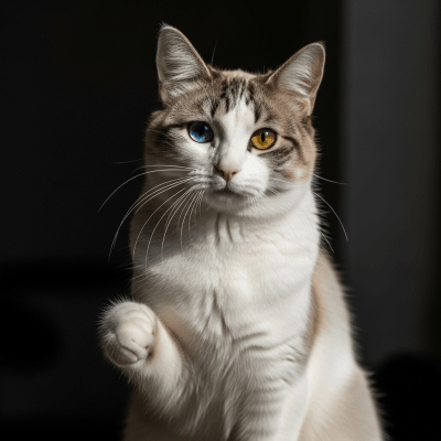 Editorial-style portrait of a Turkish Van from the taxonomy cats.