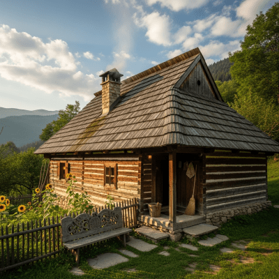 Photograph depicting Vernacular, an example of architecture, in active use or cultural context—such as being inhabited, visited, or used for its intended purpose—while keeping focus on the structure itself