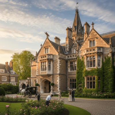 Photograph depicting Victorian, an example of architecture, in active use or cultural context—such as being inhabited, visited, or used for its intended purpose—while keeping focus on the structure itself