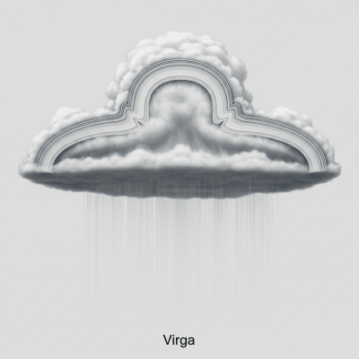 Cross-sectional diagram of a Virga