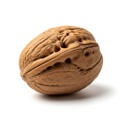 High quality photograph of a single Walnut