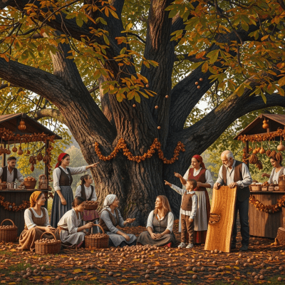 Image showing a Walnut as used or celebrated in human culture