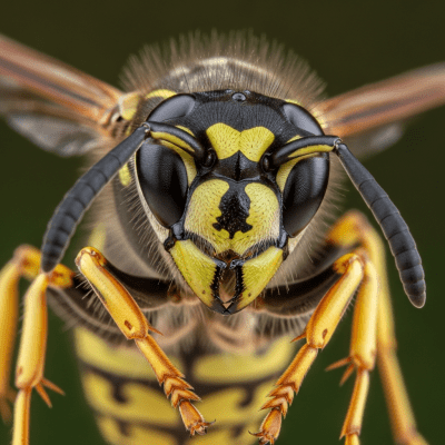 Macro photograph of a Wasp
