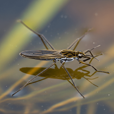 Macro photograph of a Water Strider
