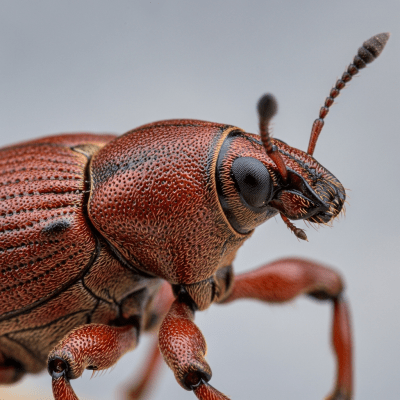 Macro photograph of a Weevil