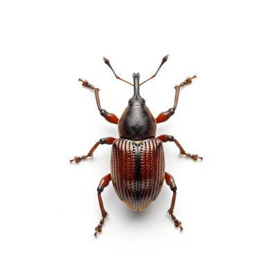 High quality studio photograph of a single Weevil, belonging to the taxonomy insects