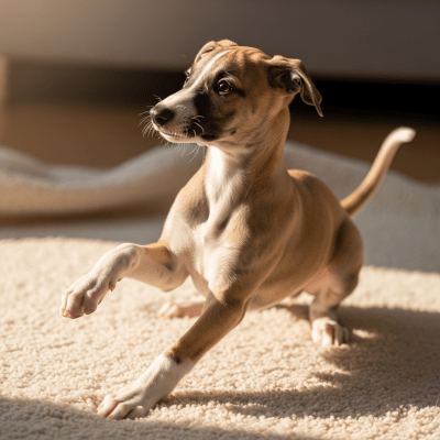 Image showing a Whippet puppy