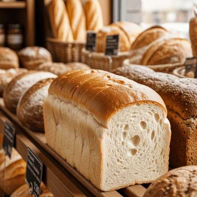 Natural light image of White Bread, shown in its typical environment