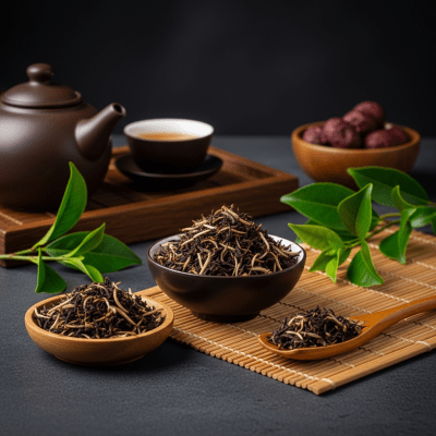 Aesthetic hero shot of White Tea, of the taxonomy teas.