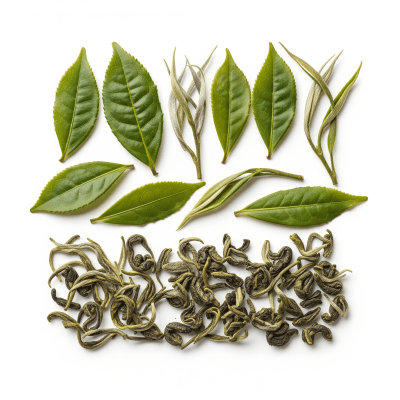 High quality photograph of a Yunnan Green Tea, of the taxonomy teas