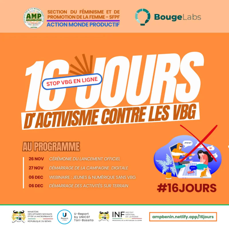 16 jours d'activisme contre les VBG (2024)