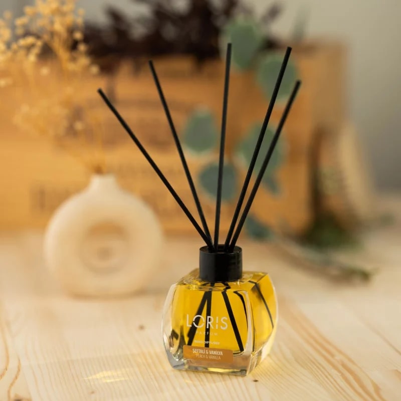 Peach And Vanilla Reed Diffuser - Scentfied