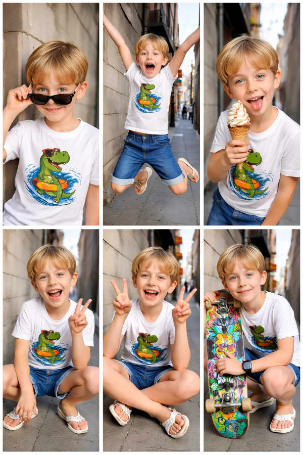 Boy collage