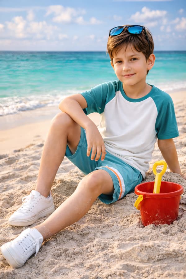 Happy Beach Kid