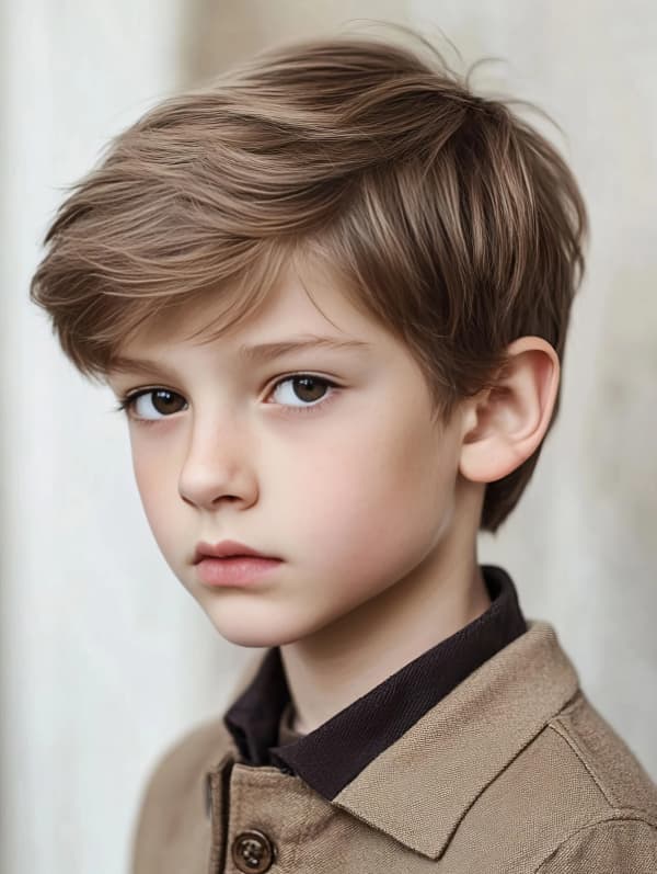 Boy portrait close up