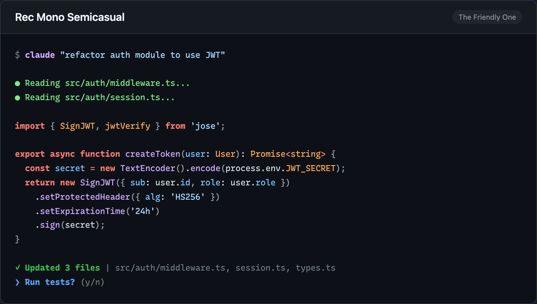Monospace Code I Tested 21 Monospace Fonts With Claude Code So You Don't Have To