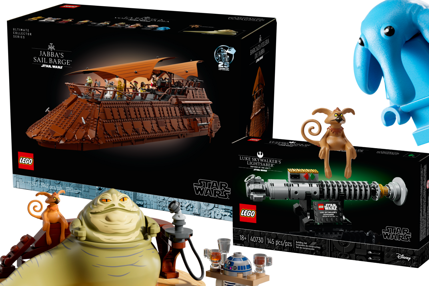 LEGO UCS Jabba’s Sail Barge and Lightsaber GWP