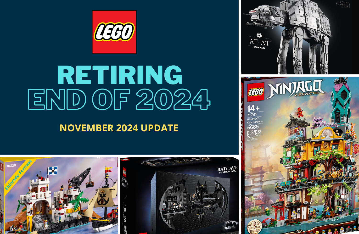 LEGO Sets Retiring Soon 2024 November Update