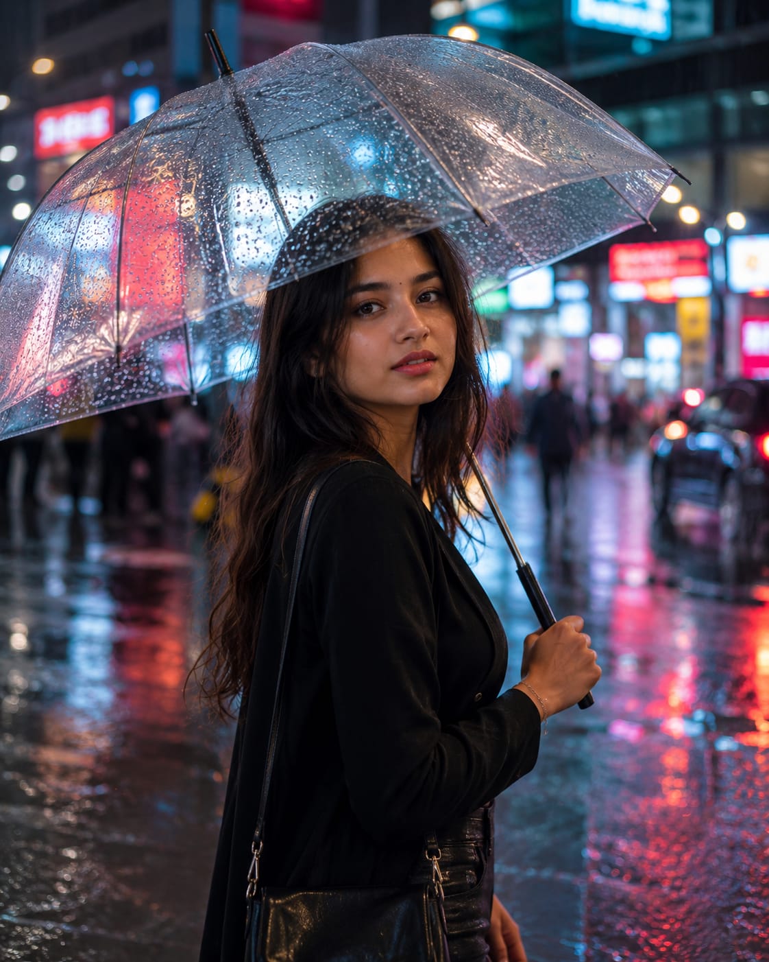 Black Saree Queen