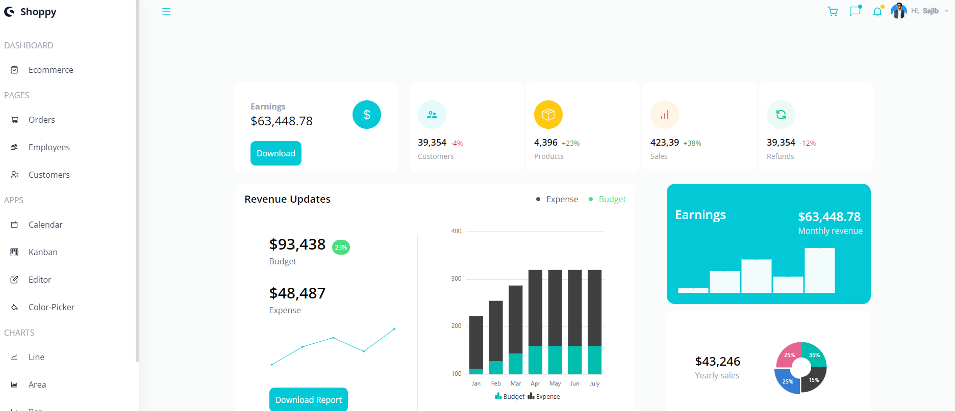 Admin Dashboard