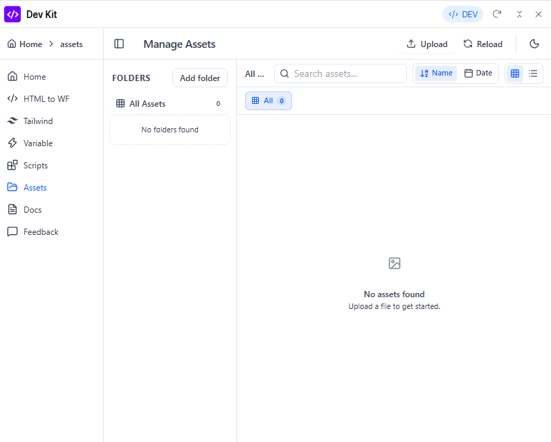 Assets Management Feature