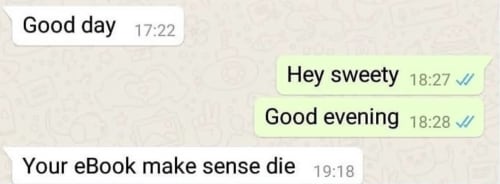 Customer review of Mfoniso Nyong's 2019 skincare ebook: your eBook make sense die