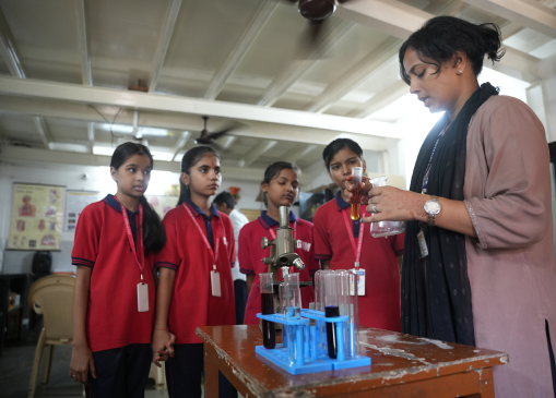 Students in laboratory