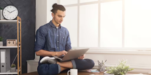 image of guy  with a laptop